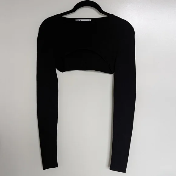 Zara Knit Arm Warmer Shrug Sweater - Picture 3 of 5